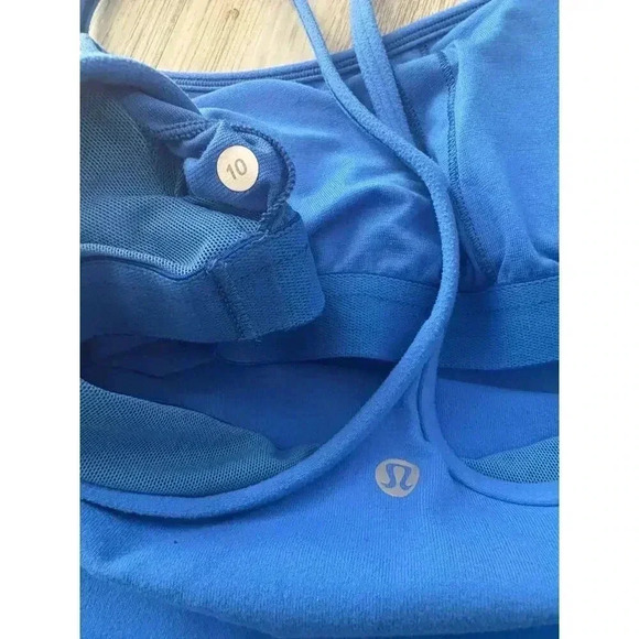 Lululemon | Women's Activewear Athletic Power Y Tank Top Built-in Bra Shelf | 10 - Picture 3 of 3